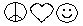 peace love happiness